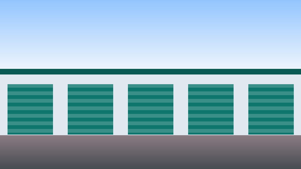 Covered RV and boat parking